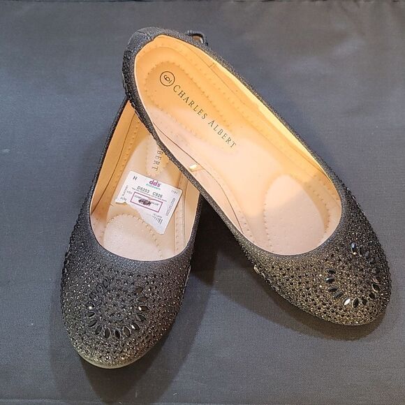 BRAND NEW CHARLES ALBERT DRESS SLIP-ON BALLERINA FLATS - Picture 13 of 16
